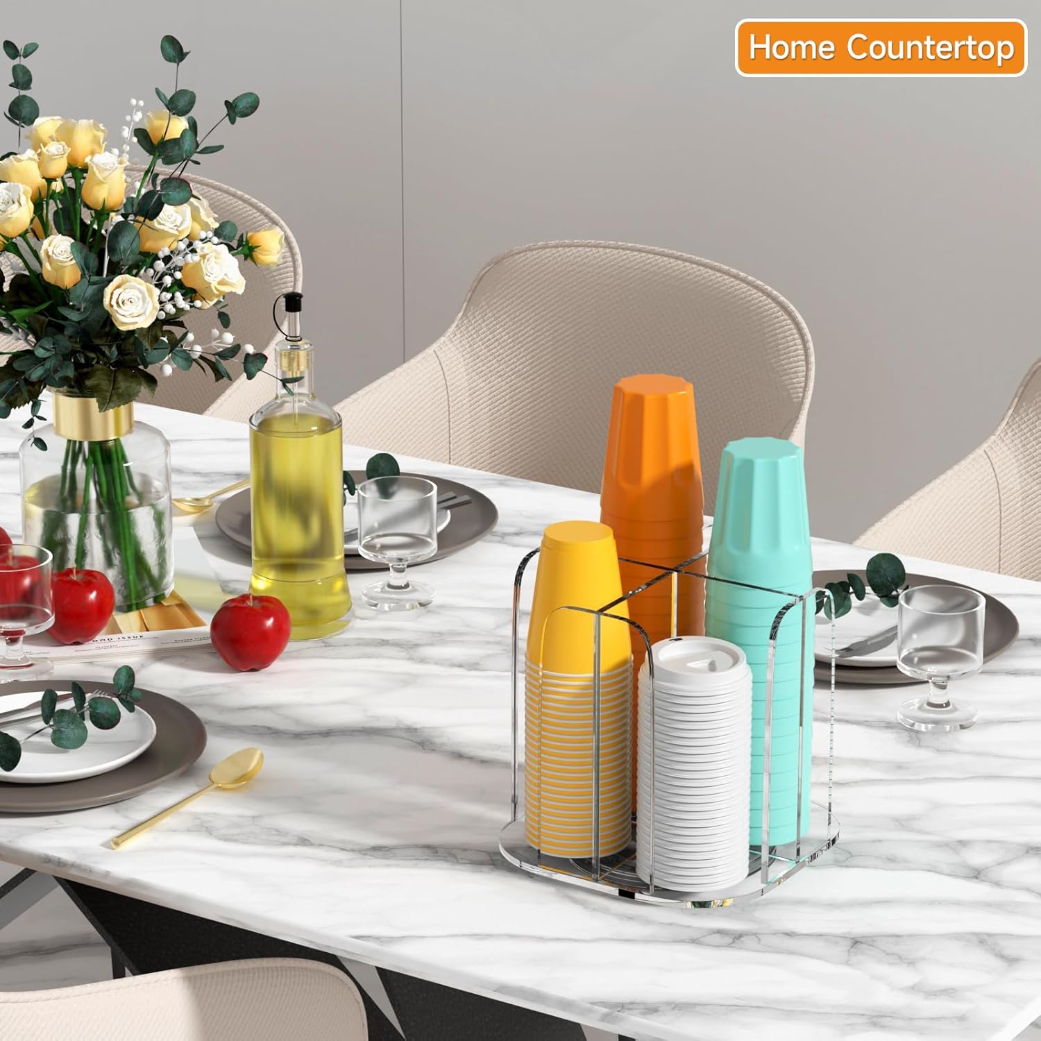 Acrylic Cup Dispenser