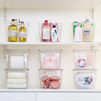 Clear Stackable Storage Bins