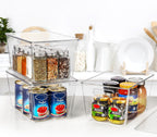 Clear Stackable Storage Bins