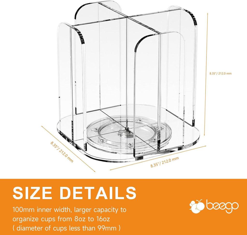 Acrylic Cup Dispenser